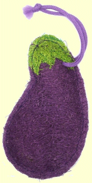 Loofah Art, Eggplant