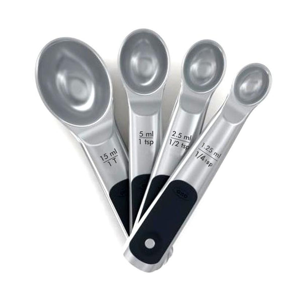 OXO Stainless Steel Measuring Spoons, Set of 4