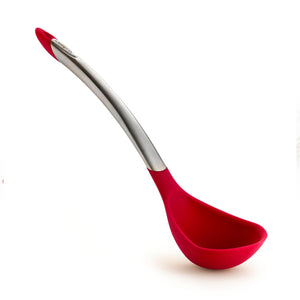 Cuisipro Silicone Ladle, Red 12.25"