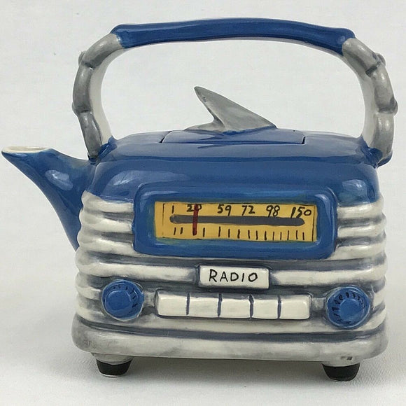 Teapot, Radio-Blue