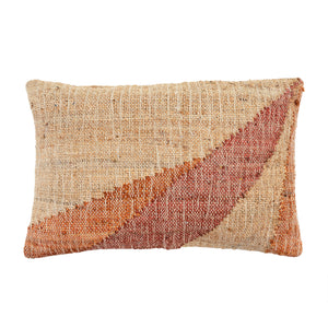 Jute Sunbeam Throw Pillow, 16x24"