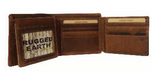 Rugged Earth Leather Wallet, Style 990012