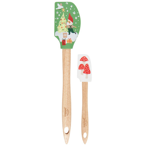 Now Designs Spatula Gift Set, 2pc Gnome For The Holidays