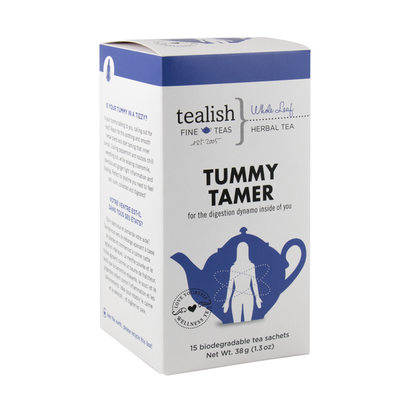Tealish Tummy Tamer Tea Box, 15 sachets/38g/1.3oz