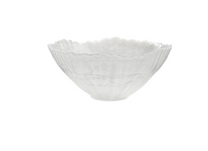 Park Designs Alabaster Glass Bowl, White 5.75" Dia