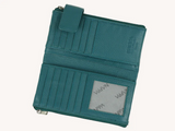 NAPPA Leather Ladies Wallet, Charlotte - Emerald Teal