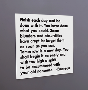 Quotable Magnet - Finish Each Day M135
