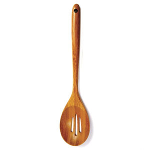NorPro Bamboo Slotted Spoon, 12"