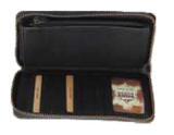 Rugged Earth Black Leather Full Zippered Ladies Wallet, Style 880032