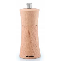 Swissmar Torre Pepper Mill, 6"/15cm Natural Wood