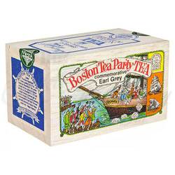 Wood Box, Boston Tea Party Bllack Tea, 25 Teabags