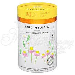 M21 Luxury Tea, Cold N' Flu Organic Functional Tea, 24 Pyramid Bags