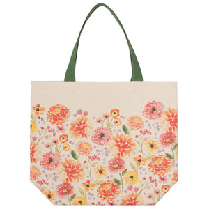 Now Designs Tote Bag, 18x15" Cottage Floral