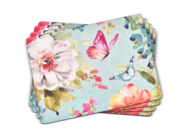 Colorful Breeze Cork-Backed Placemats, Set of 4