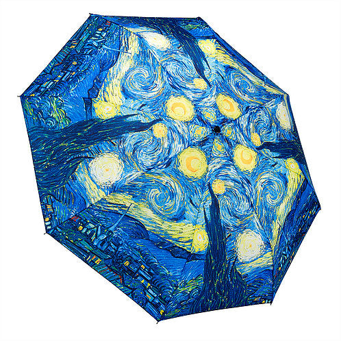 Folding Umbrella - Starry Night