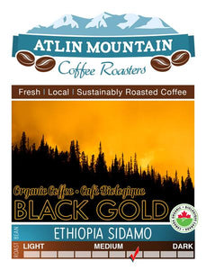 Atlin Mountain Coffee, Black Gold (Whole Bean, Organic) 400g