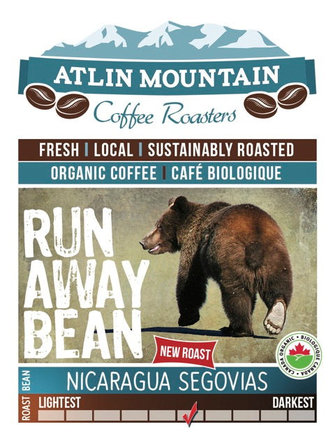 Atlin Mountain Coffee, Runaway (Ground, Organic) 400g