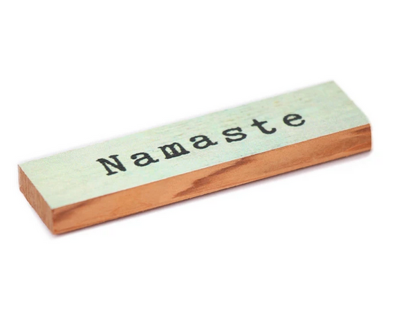 Namaste Timber Magnet