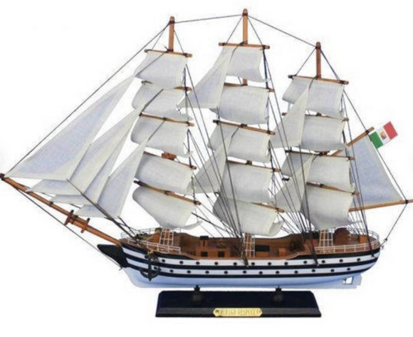 Amerigo Vespucci Wooden Model Ship, 25.5