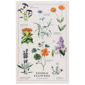 Now Designs Dishtowel, Edible Flowers