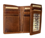 Rugged Earth Leather Wallet, Style 990006
