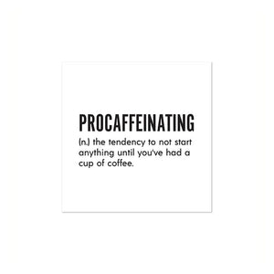 Procaffeinating Cocktail Napkin, 20pk