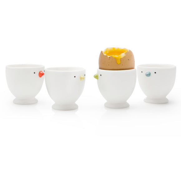 Danesco Chick Egg Cup Set, 4pc