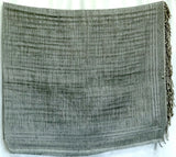 Wool/Cotton/Lurex Throw Blanket (J)