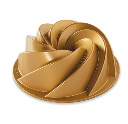 Nordic Ware Gold Heritage Bundt Pan, 6 Cup
