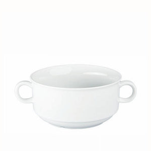 BIA Creme Porcelain Soup Bowl, White