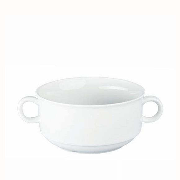 BIA Creme Porcelain Soup Bowl, White
