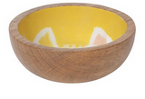 Danica Studio Mango Wood Mini Bowl, Meow Meow