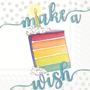 Cocktail Napkin - Make a Wish