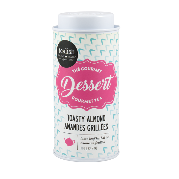 Tealish Toasty Almond Loose Leaf Tea Tin, 80g/2.8oz