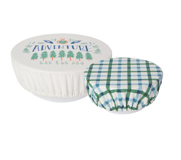 Now Designs Save-It Bowl Cover Set, 2pc Out & About