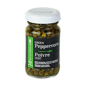 Green Peppercorns, Whole in Brine, 50ml Epicureal