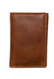 Rugged Earth Leather Fold-Over Wallet, Style 990034