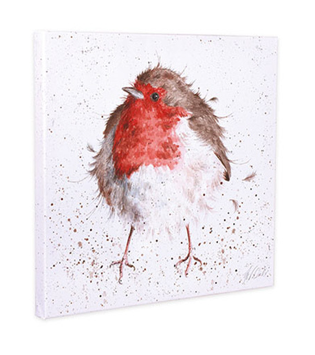 Wrendale Small Canvas Print, The Jolly Robin
