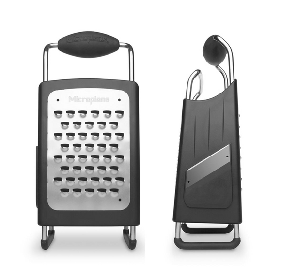 Microplane Four-Sided Professional Box Grater, Stainless Steel