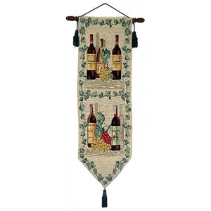 Tapestry Wall Hanging Large, Wine Bottle