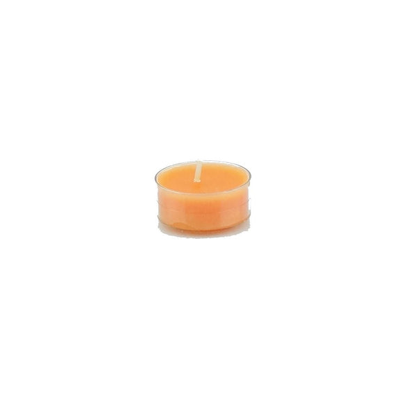 Orange Danish Candles Tealights, Tub of 20
