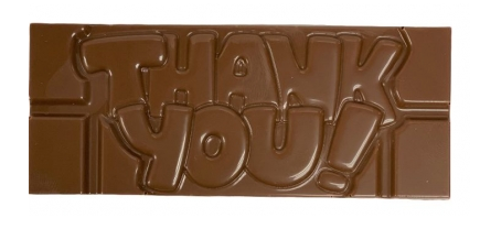 AnDea Milk Chocolate 'Thank You' Bar, 50g