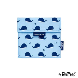 Re-Usable Snack'n'Go Bags, Whales