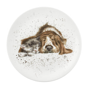 Wrendale Dog & Catnap Plate, 8"