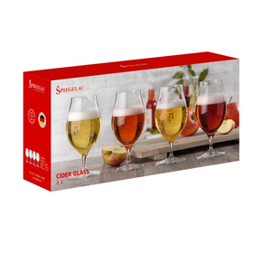 Spiegelau Cider Glasses Set, 17oz Set of 4