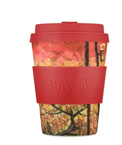 ecoffee Travel Mug, Van Gogh Museum 'Flowering Plum Orchard' 12oz