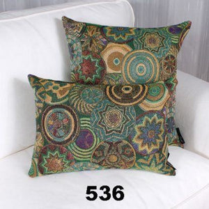 Sumatra Throw Pillow/Cushion, 18x18"/46x46cm - Green