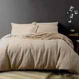 Aria Sand Matelassé Duvet Cover Set, Twin 66x86"