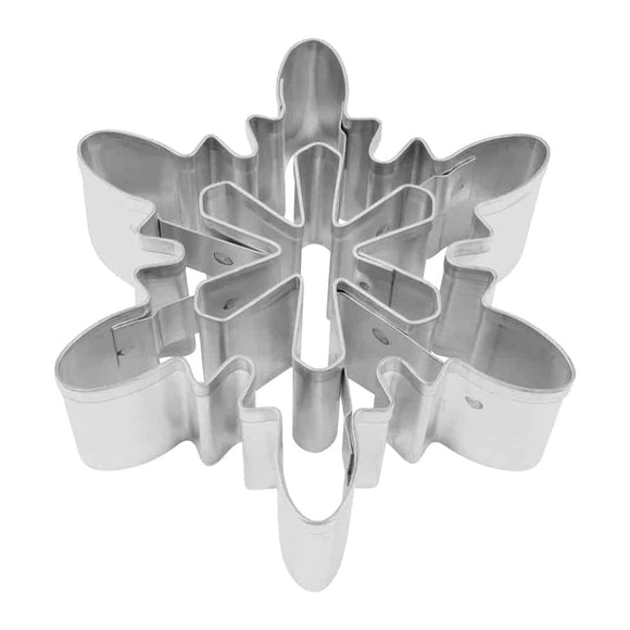 SNOWFLAKE “A” 3″ W/CUTOUTS COOKIE CUTTER