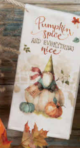 Kay Dee Designs Dual Purpose Terry Towel, Gnomeland Pumpkin Spice